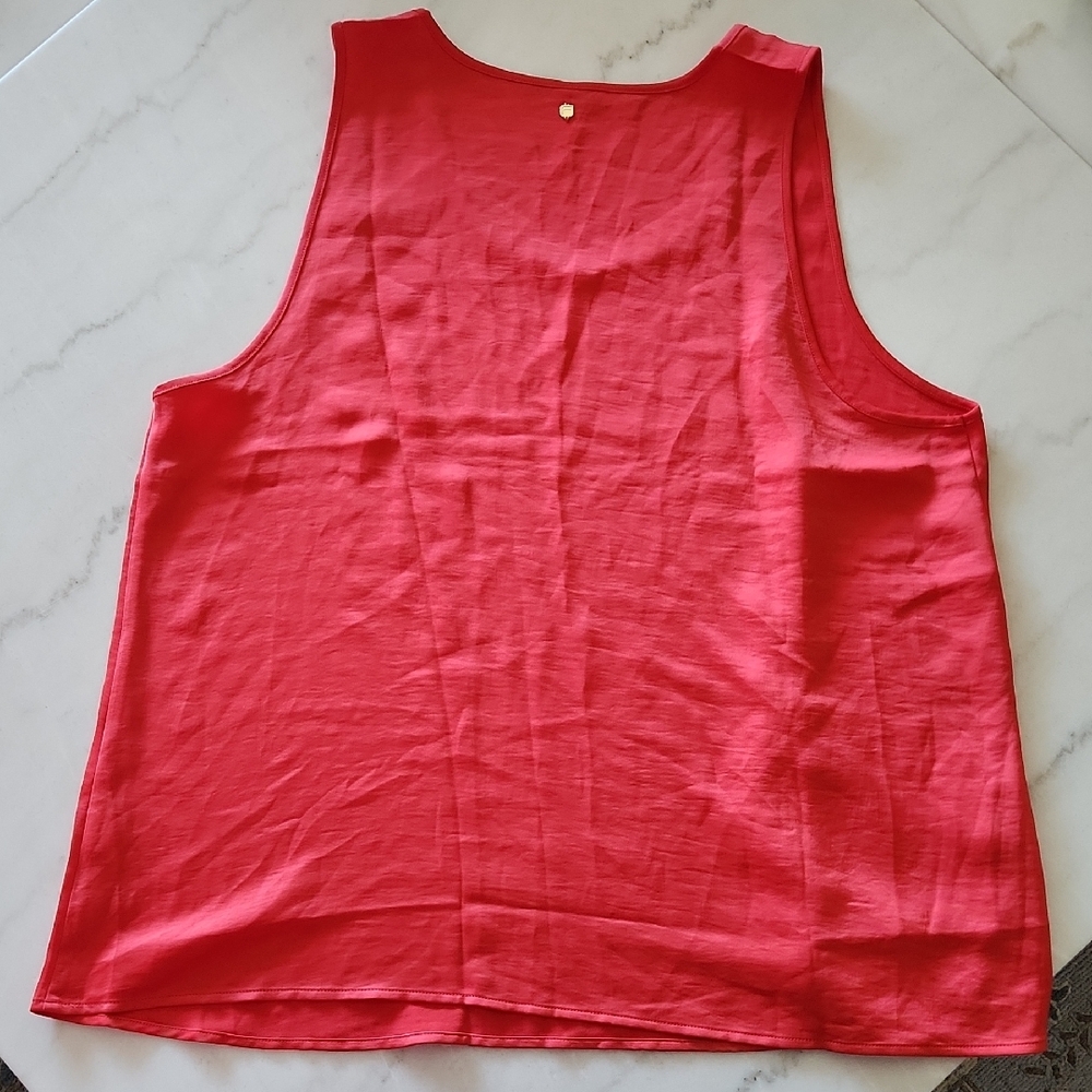 Fabletics Red Boxy Relaxed Tank Top - Picture 3 of 6